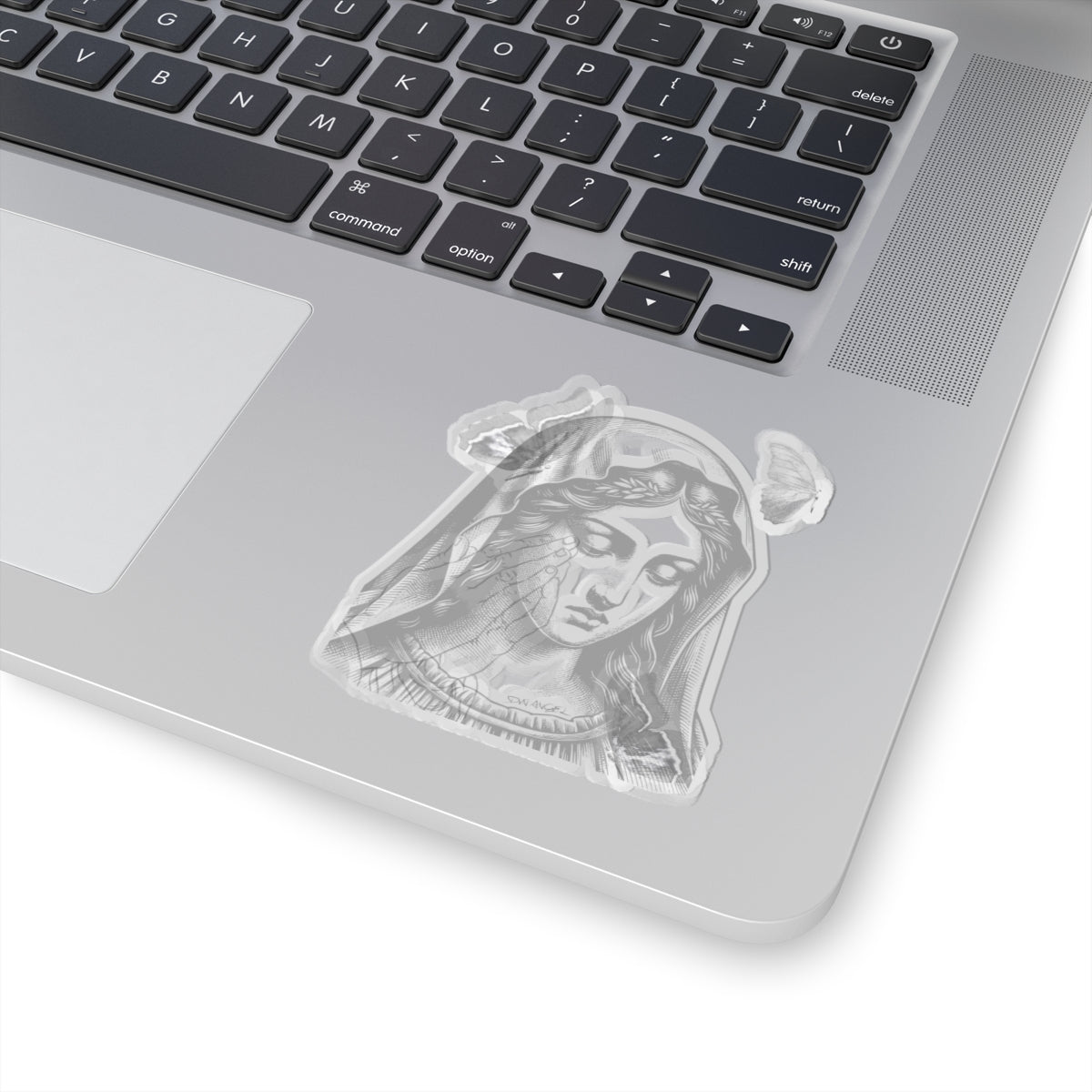 DVN ANGEL Virgin Mary Sticker