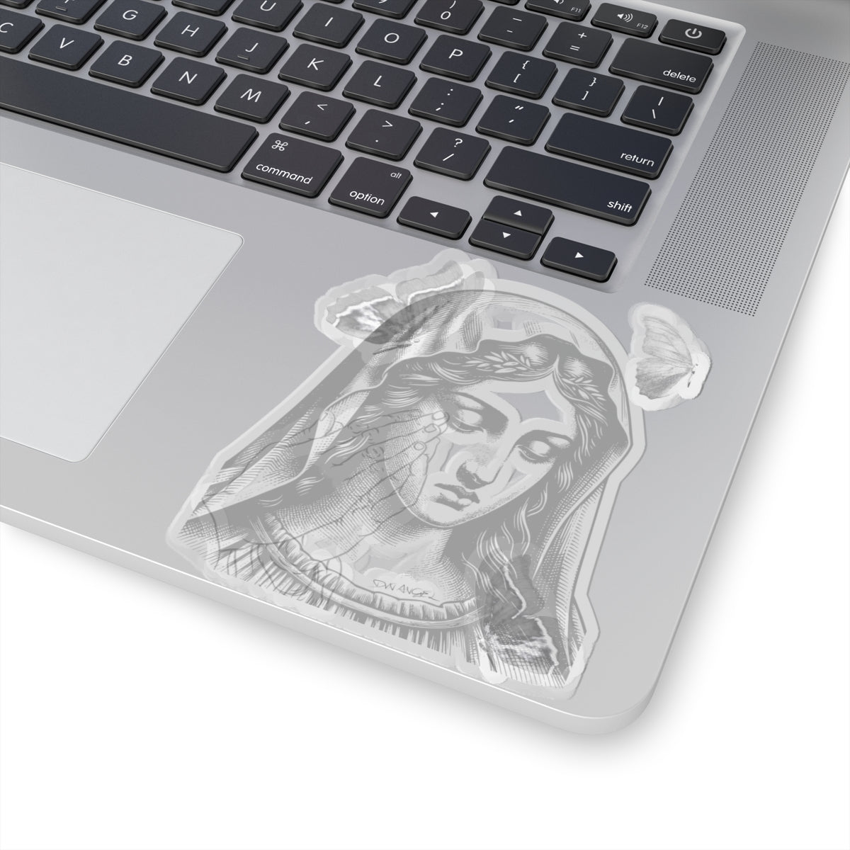 DVN ANGEL Virgin Mary Sticker