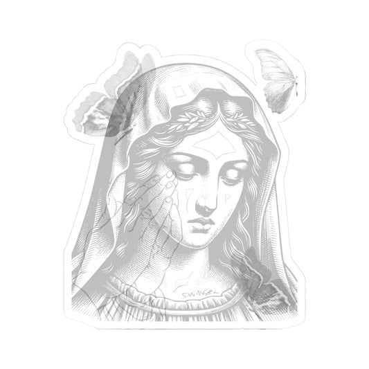 DVN ANGEL Virgin Mary Sticker